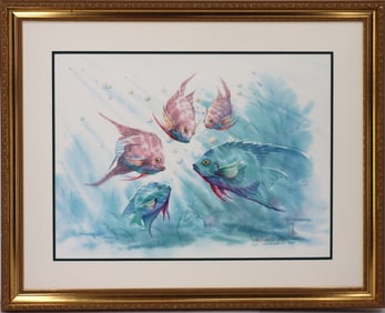 Richard E. Williams (1934-2016) American, Signed and Numbered Lithograph