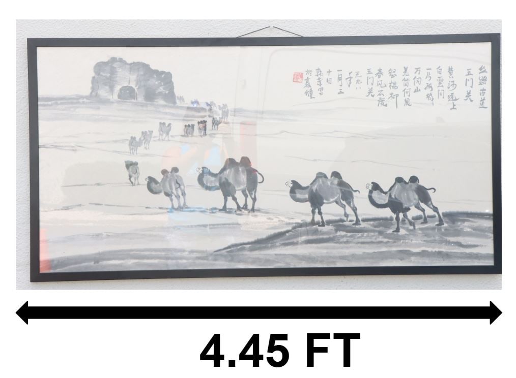 Wu Zuoren (1908-1997) Chinese, Camel Caravan Ink and Watercolor on Paper (1 of 10)