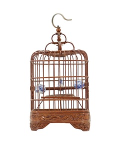Chinese Bamboo Bird Cage