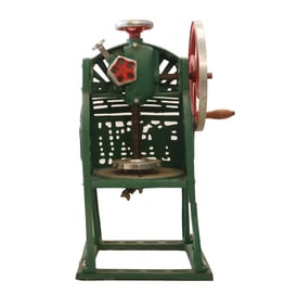 Vintage Cast Iron Manual Shaved Ice Machine