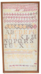 Antique Sampler Dated 1902