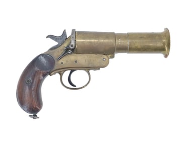 Vintage World War II 1943 Australian Military Mark III Single Shot Flare Pistol