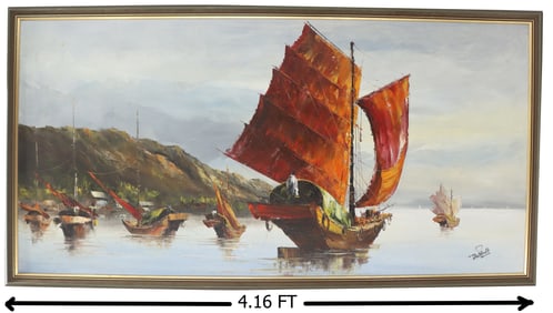 Tang Jeng Ping 20th/21st Century Chinese, Oil on Canvas