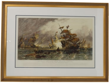 David Law (1831–1901) Scotland, Colored Etching Print