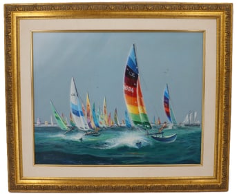 Richard E. Williams (1934-2016) American, Original Watercolor
