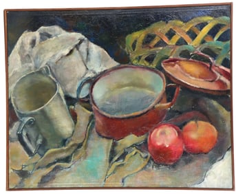 Ron Lederer (1936-2015) Oil on Canvas Still Life