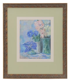 Arthur B. Wilder (1857-1949) American, Pastel on Paper Still Life