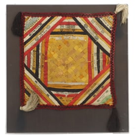 20th Century Silk Cigar Band Quilt