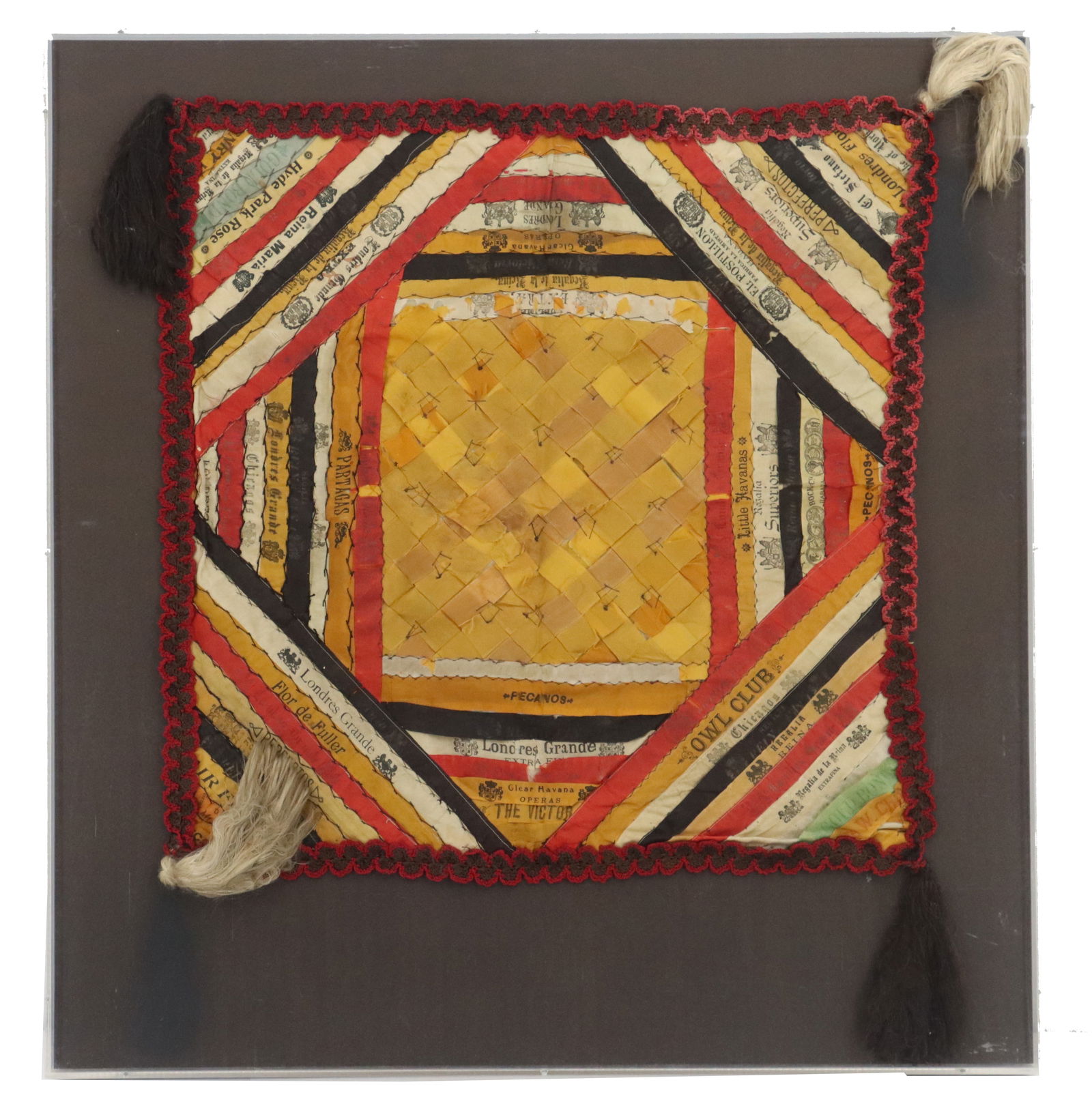 20th Century Silk Cigar Band Quilt (1 of 16)