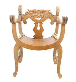 Dante Alighieri Savonarola Style Chair