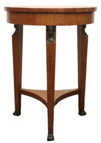 Baker Furniture Empire Biedermeier Style End or Side Table