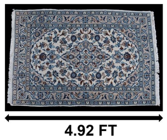 Persian Kashan Silk Rug