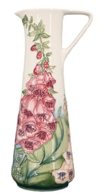 Moorcroft Floral Porcelain Pitcher
