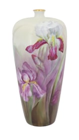 Antique Bavarian Rosenthal Hand-Painted Porcelain Vase