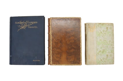 (3) Travel Books About Europe and the Middle East From the 1800s