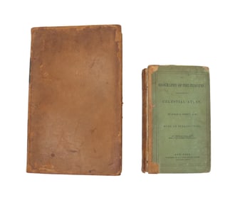 (2) American Astronomy Books From the 1800s by Burritt and Olmstead