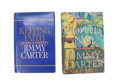 President Jimmy Carter (1924-2024) American, Signed Memoir and Historical Fiction Book