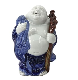 Japanese Kutani Porcelain Hotei Buddha