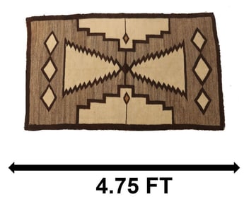 Vintage Native American Navajo Rug