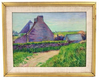 Oil on Canvas Impressionist Landscape