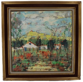 Bertoldo Taubert (1915-1974) French, Oil on Canvas Landscape