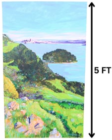 Michael Feldman (20th/21st Century) American, San Francisco Bay View From Tiburon Oil on Canvas