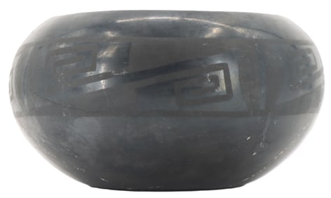 Maria and Santana Martinez Blackware Pottery Bowl