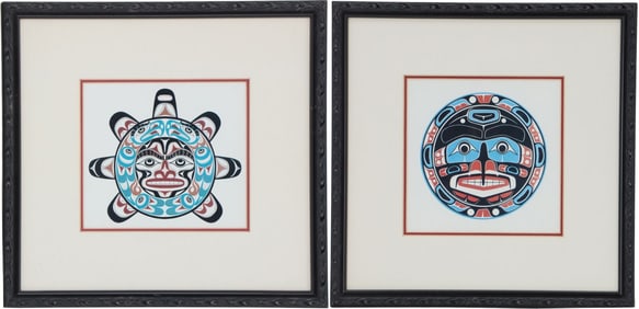 Two First Nations Northwest Coast Art
