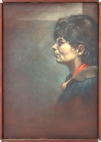 Manon Cleary (1941-2011) American, Oil on Canvas Portrait