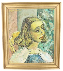 1955 Portrait of a Young Woman by Albert Magee