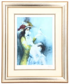 F. Rauckil 20th Century, Pencil Signed Lithograph Numbered 120/300