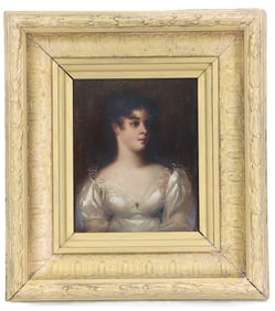 After Thomas Lawrence (1769-1839) British, Oil on Canvas Portrait of Lady Grosvenor