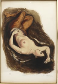 Sheldon C. Schoneberg (1926-2012) American, Nude Signed and Numbered Serigraph