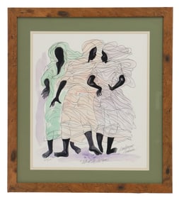 Jacob Lawrence (1917-2000) American, Limited Edition Figural Lithograph