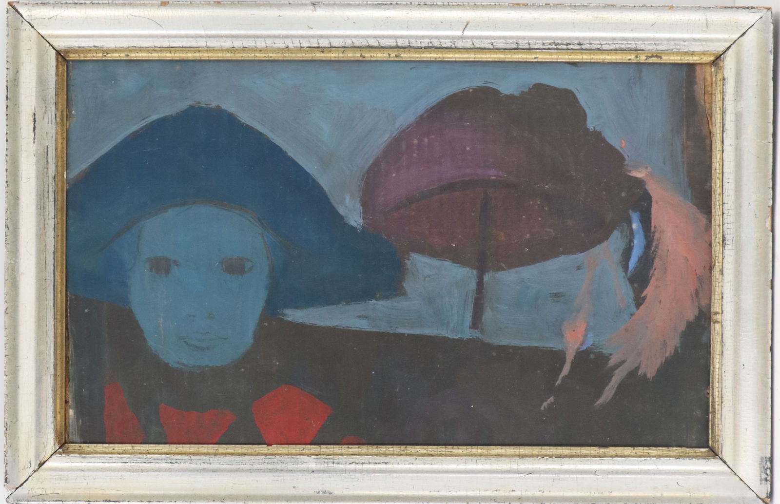 Charles Gresham (20th Century) American, 1950's Abstract Mixed Media on Board Painting (1 of 13)