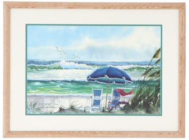 Richard E. Williams (1934-2016) American, Signed and Numbered Serigraph