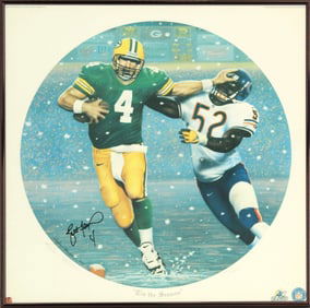 Andrew Goralski Signed Limited Edition Brett Favre Signed Iconic Football Scene