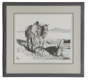 Robert Shufelt (Born 1935) American, Western Signed and Numbered Digital Print