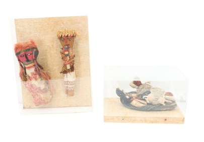 (3) Peruvian Shadow Dolls