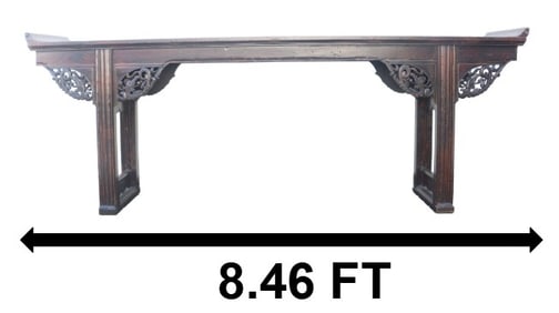 Antique Asian Carved Altar Table