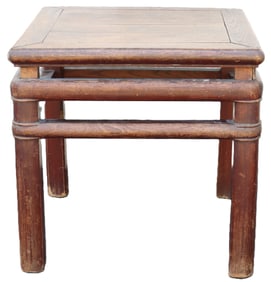 Small Antique Wooden End Table