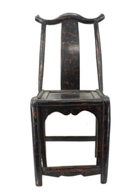 Antique Chinese Wood Carved Chair