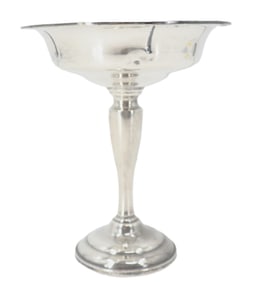 Sterling Silver Pedestaled Compote - 8.23 ozt.
