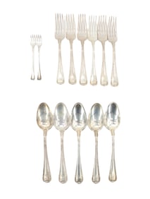Group of (13) Monogrammed Gorham Sterling Silver Flatware - 32.520 ozt