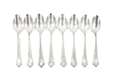 (8) Tiffany & Co. Persian Sterling Silver Place Spoons - 18.365 ozt.