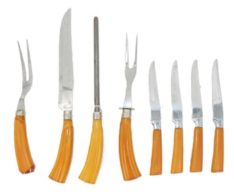 (8) Bakelite Handled Utensils