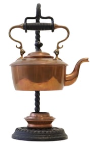 Copper Tea Kettle With Stand