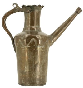 Antique Tukish Hammered Copper Ewer