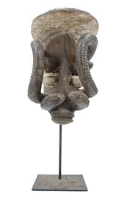 African Gre Bete Carved Wood Mask