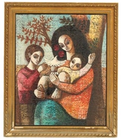 Juan Covas (1927-2017) Spanish, Oil on Canvas Figural